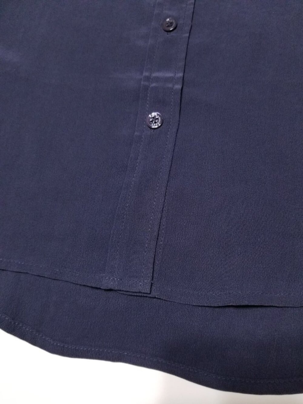 NWT Equipment Signature Silk Shirt Blouse Peacoat Navy Size XS $218 - Picture 13 of 16